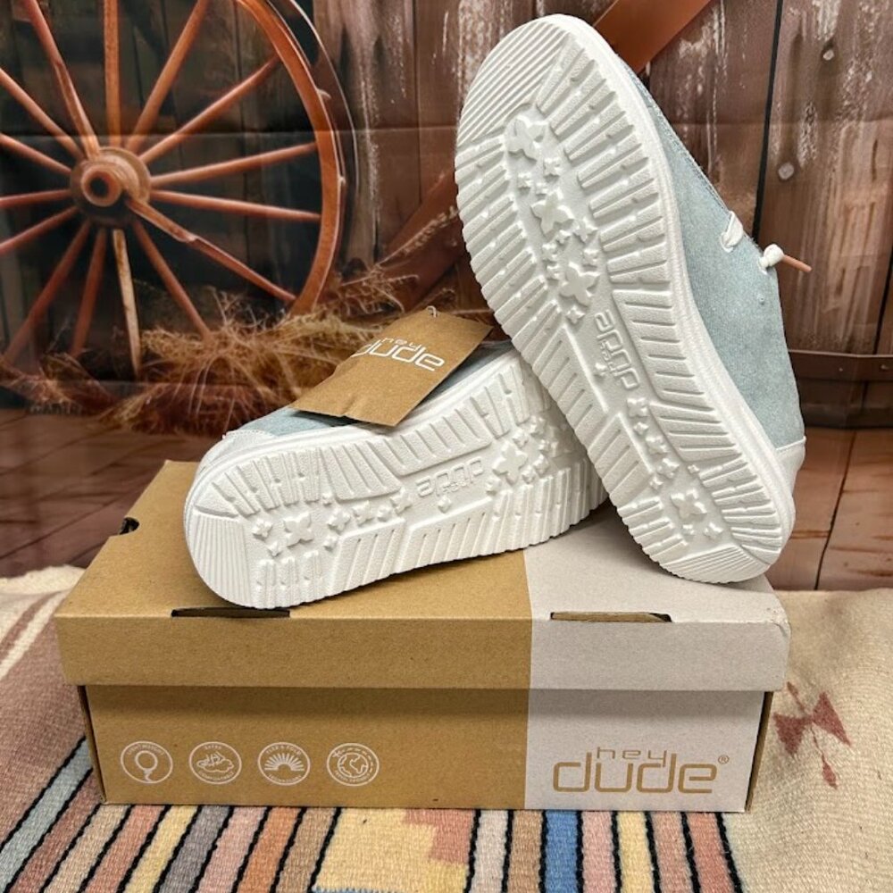 Women's Hey Dude Wendy Boho Light Denim Shoe - Picture 4 of 4